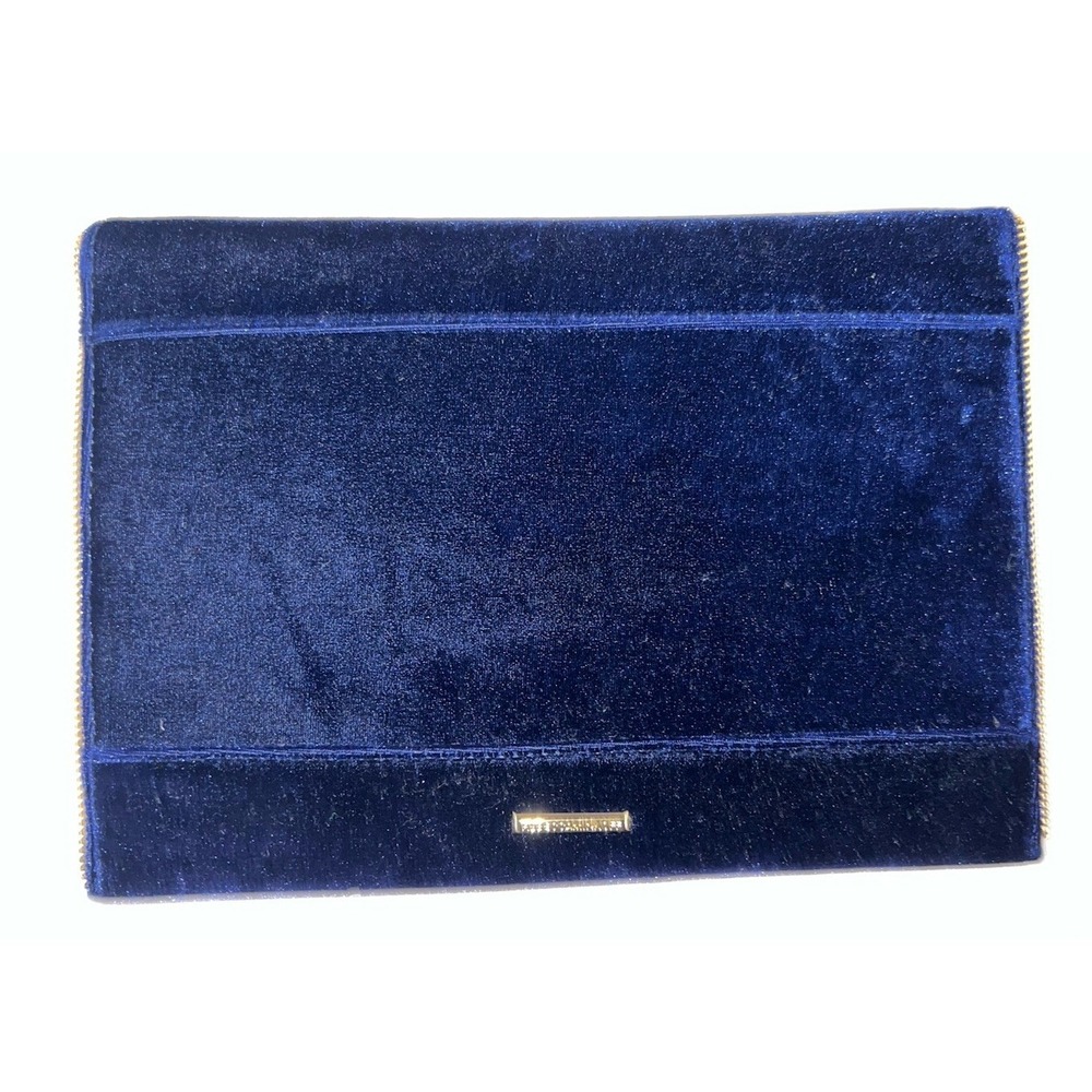 (…5)Rebecca Minkoff envelope clutch Blue zipper trim - Picture 3 of 8